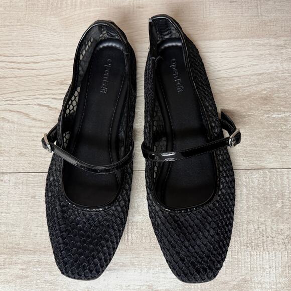 Open Edit Desi Mary Jane Mesh Women's Flats – Size 7.5 - Picture 9 of 10